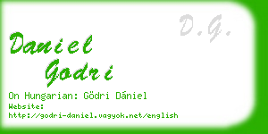 daniel godri business card