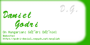 daniel godri business card